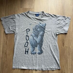 Vintage Disney Gray Pooh Graphic Tee